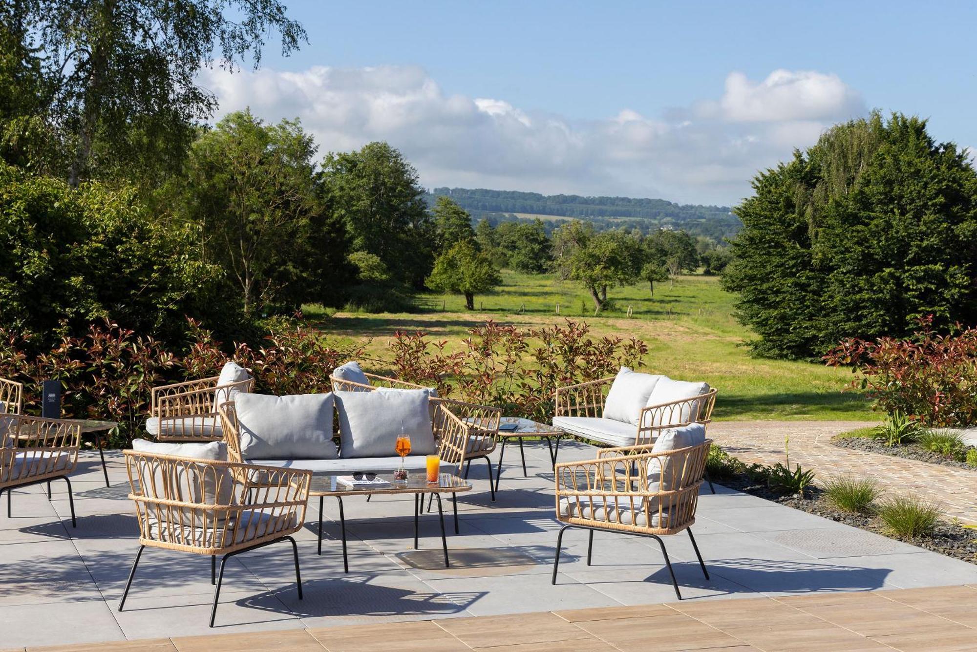 Hotel Les Jardins De Deauville Saint-Martin-aux-Chartrains Екстер'єр фото
